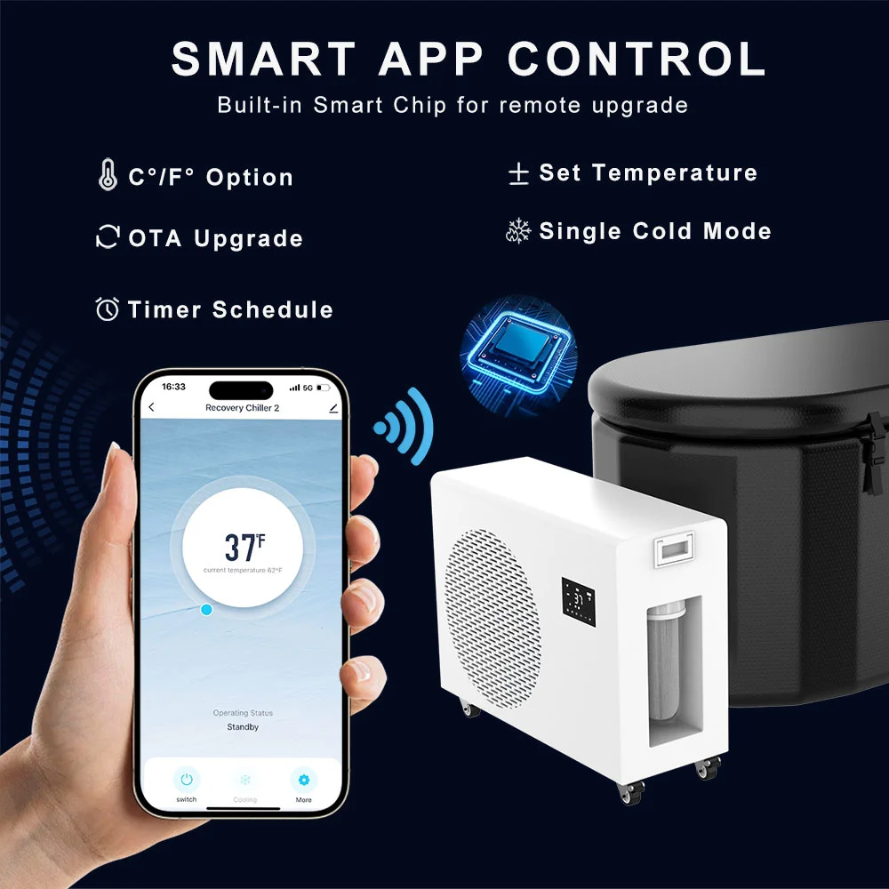 Remote Monitoring Advances Water Chiller For Ice Baths